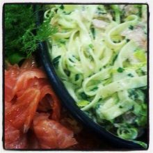 Smoked Salmon & Capers with Pasta