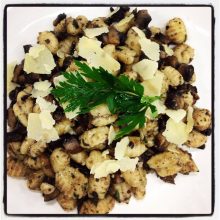 Potato Gnocchi with Portobello Mushrooms