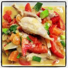 Thai Chicken Green Curry Oven Baked
